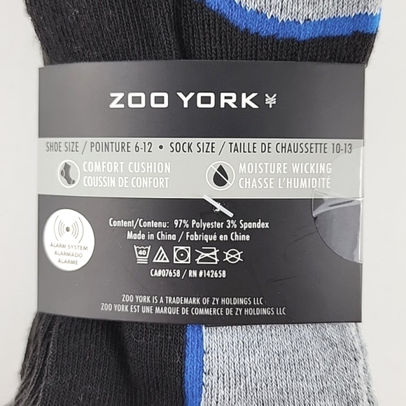 Zoo York Men's Ankle Socks 5 Pairs Multi Coloured Shoe size 6-12 - Picture 6 of 8